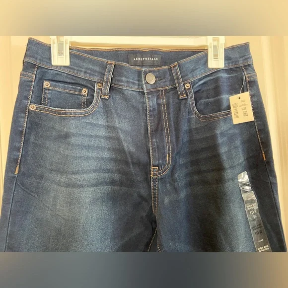 NWT Aeropostale Sz-10r Hi Waist, Real Front Pockets, Lightweight, Comfy Jeggings - Picture 9 of 16